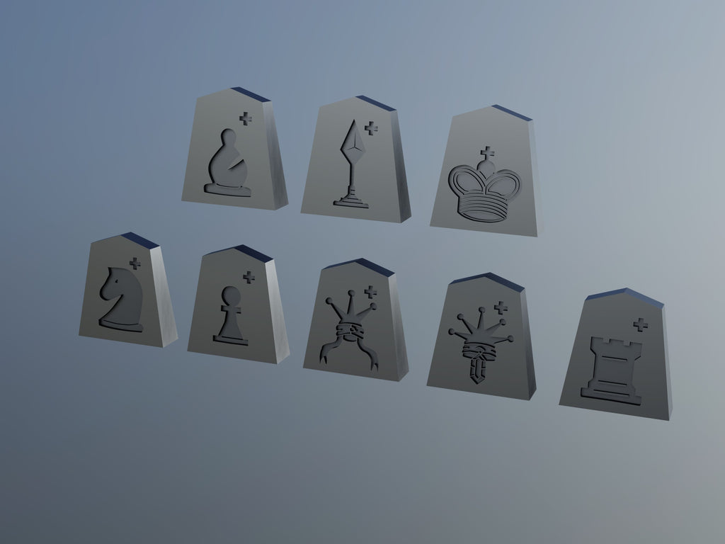 SHOGI chips – STL File for 3D Printing & CNC