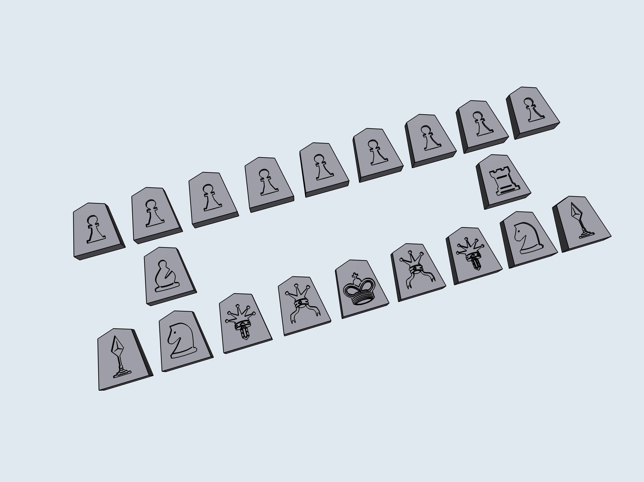 SHOGI chips – STL File for 3D Printing & CNC