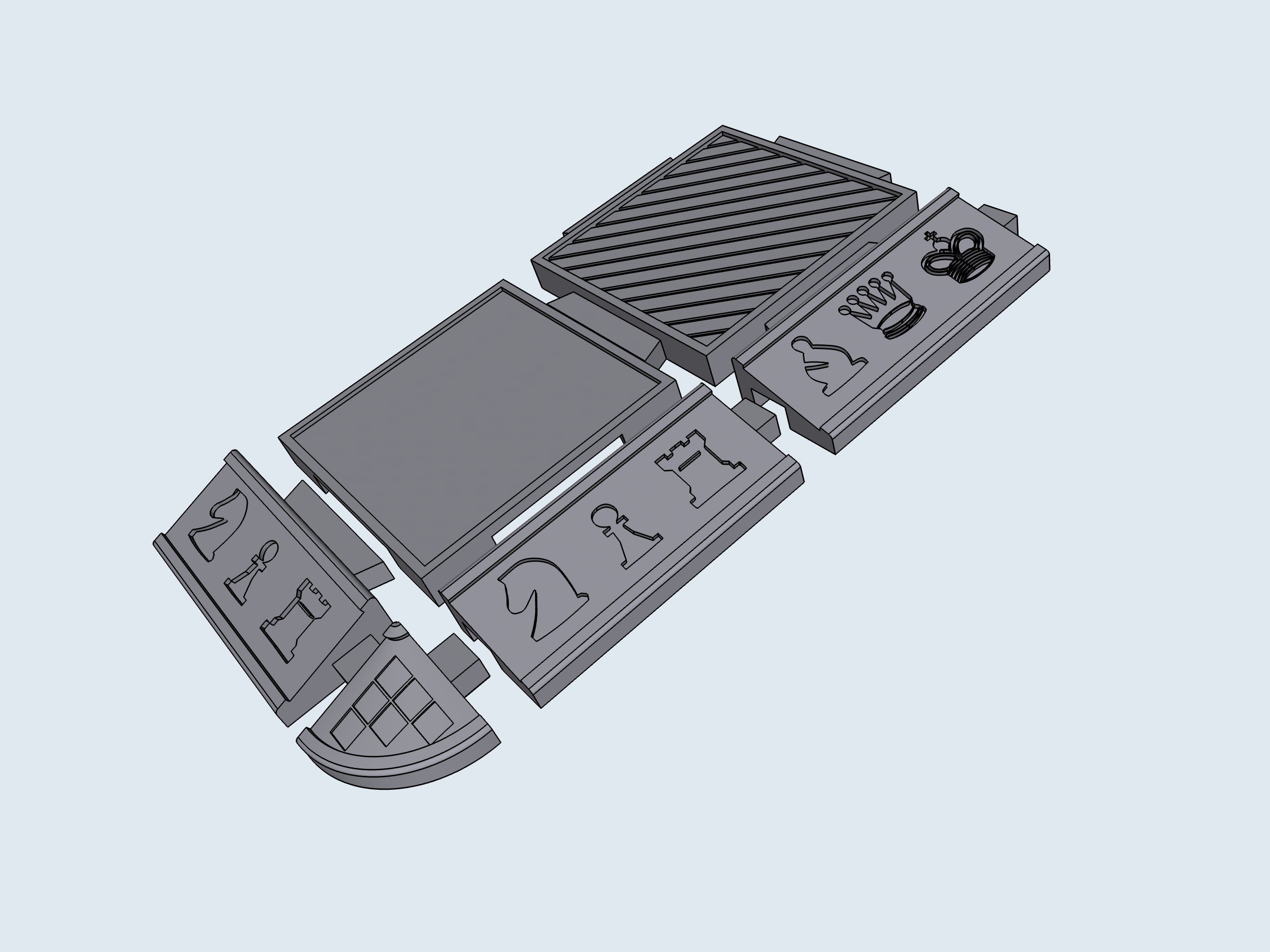 Modular Chess Board – STL File for 3D Printing & CNC