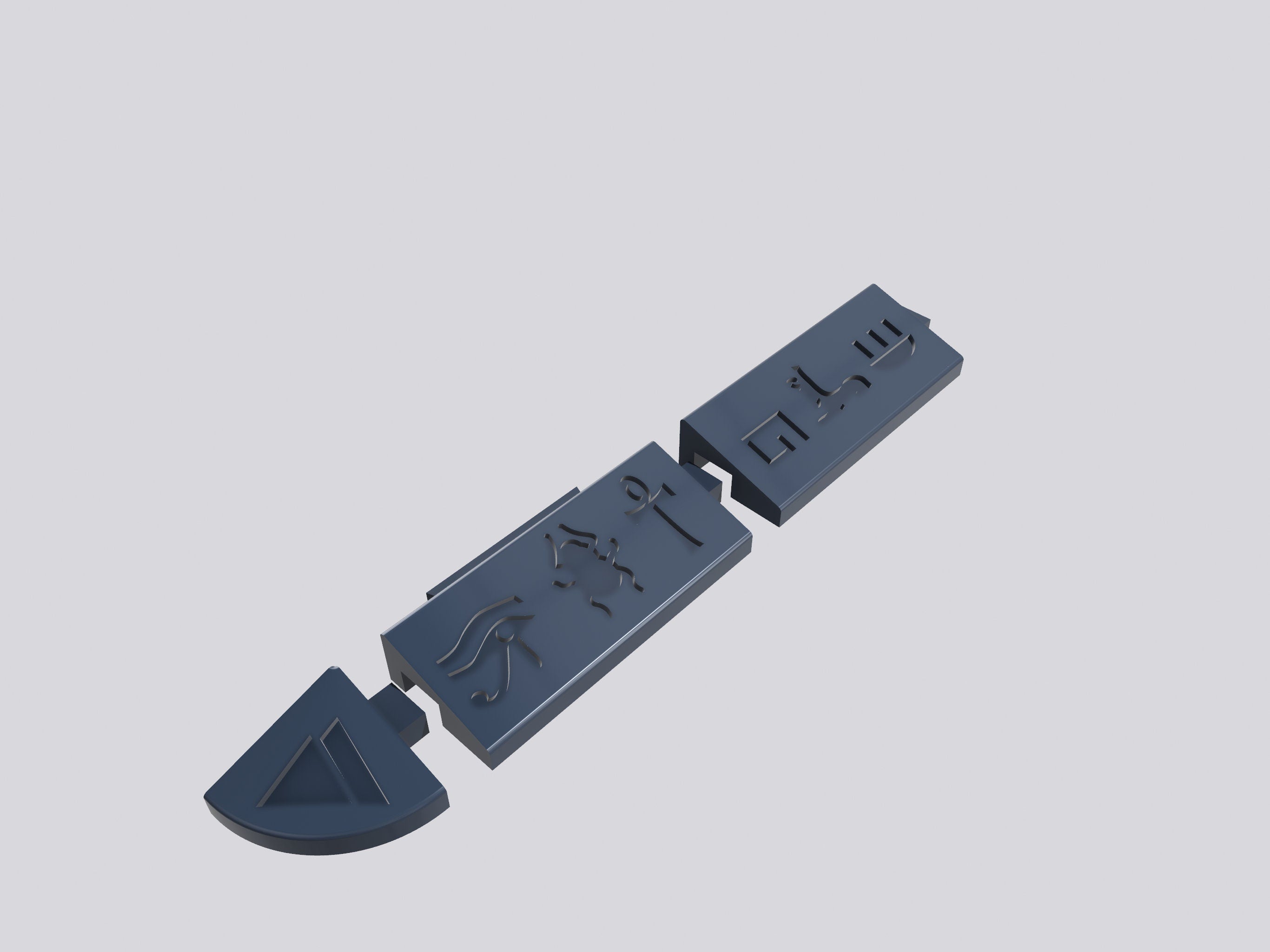 EGYPT frame variant for modular Chess BOARD files to print in 3D – STL File for 3D Printing & CNC