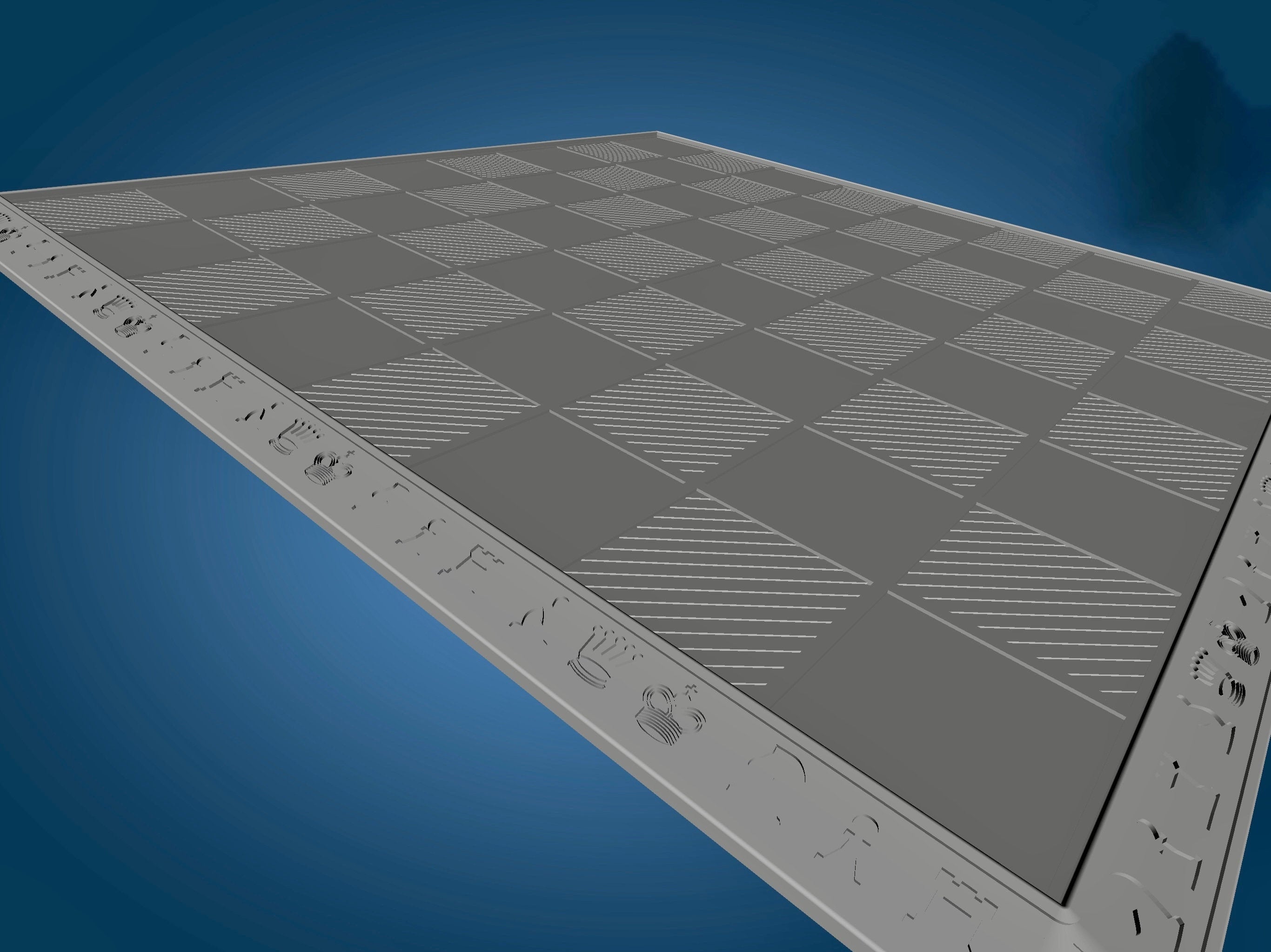 Modular Chess Board – STL File for 3D Printing & CNC