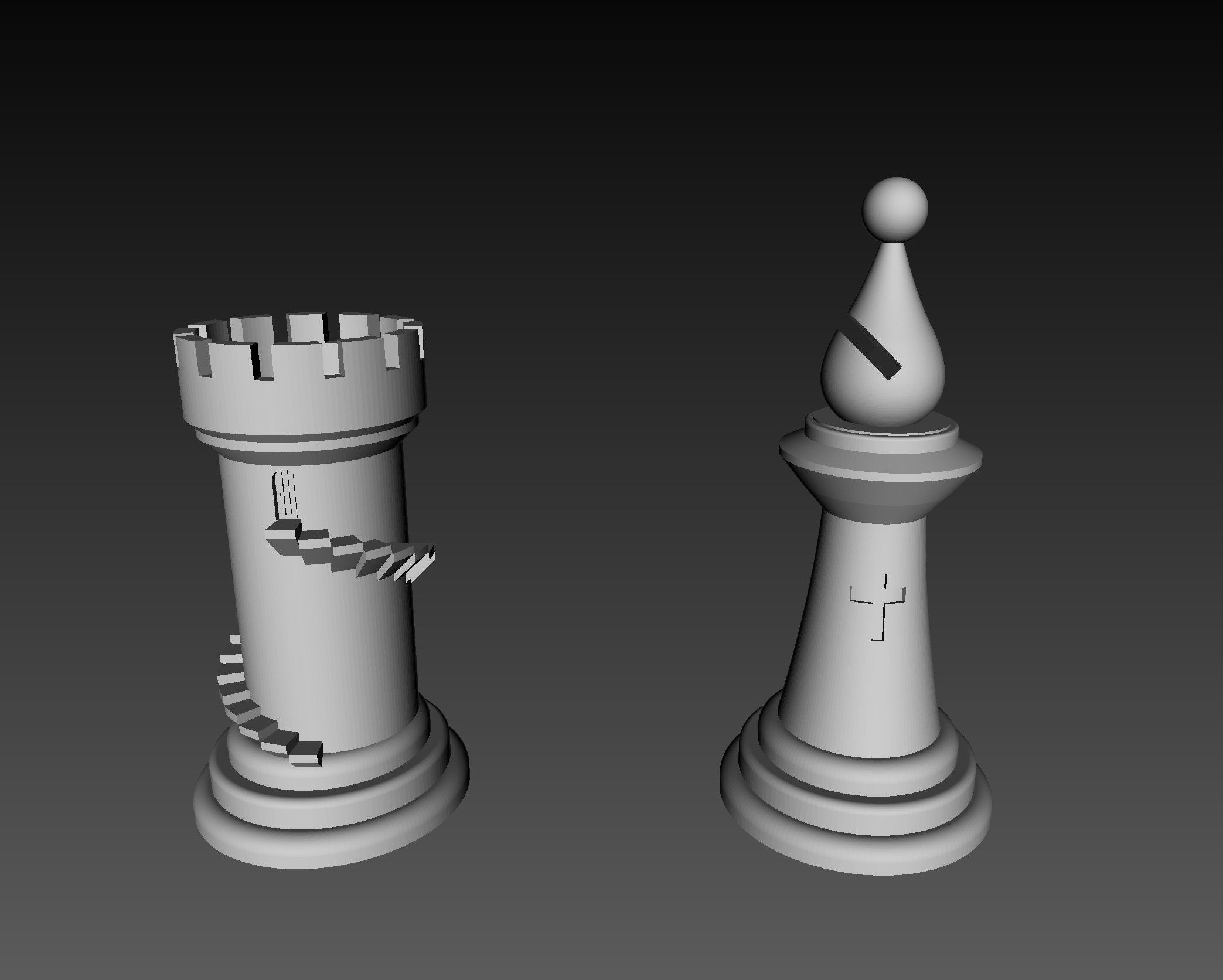 3D CHESS Set + Modular Chess BOARD – STL File for 3D Printing & CNC