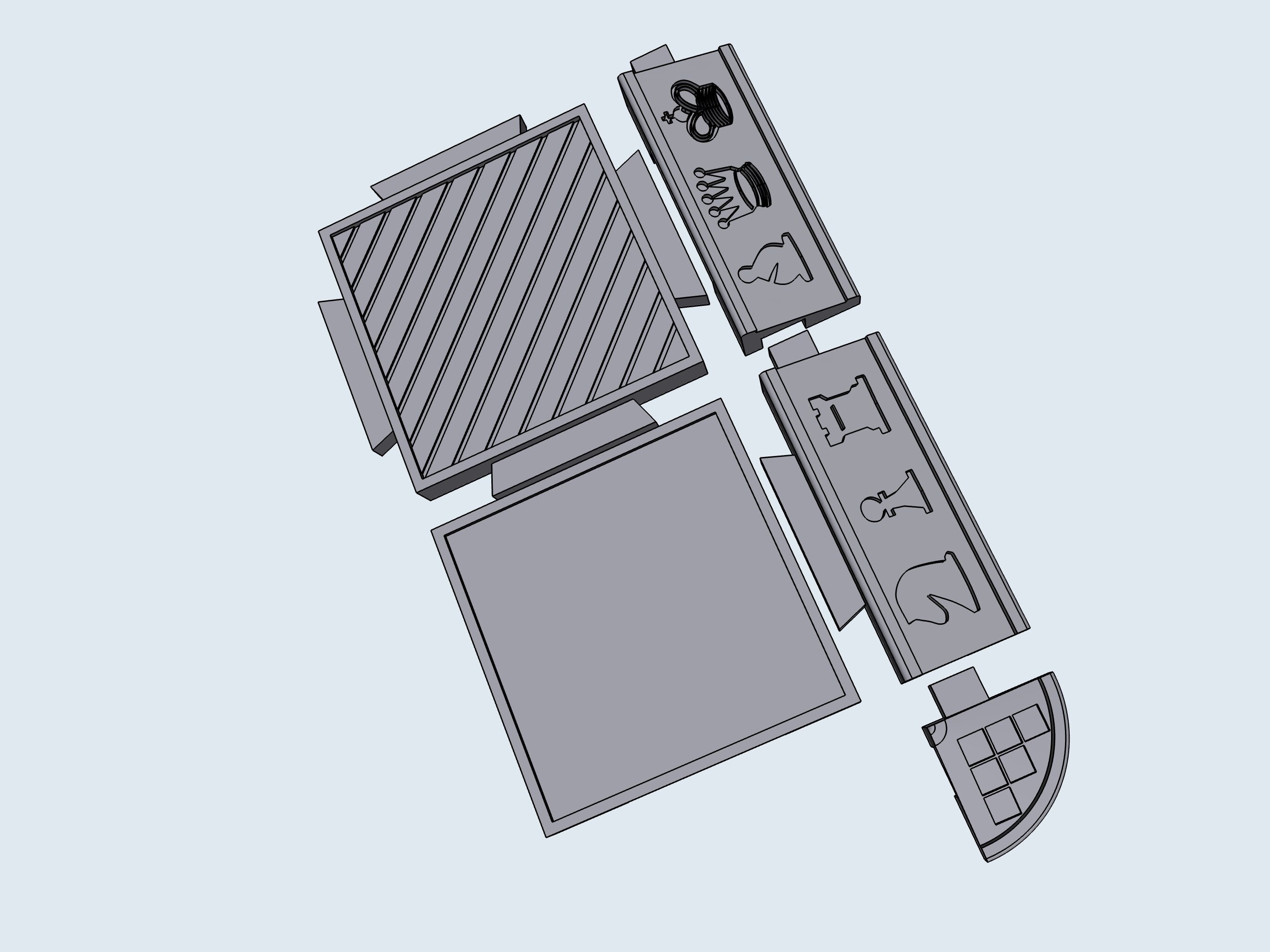 Modular Chess Board – STL File for 3D Printing & CNC