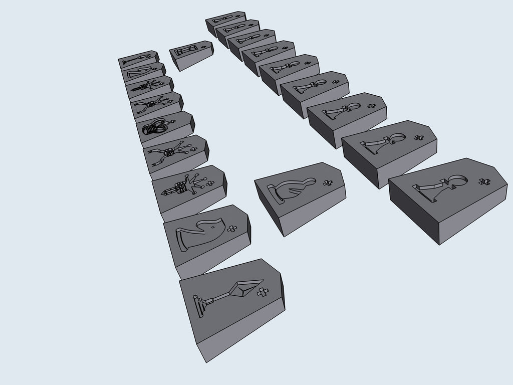 SHOGI chips – STL File for 3D Printing & CNC