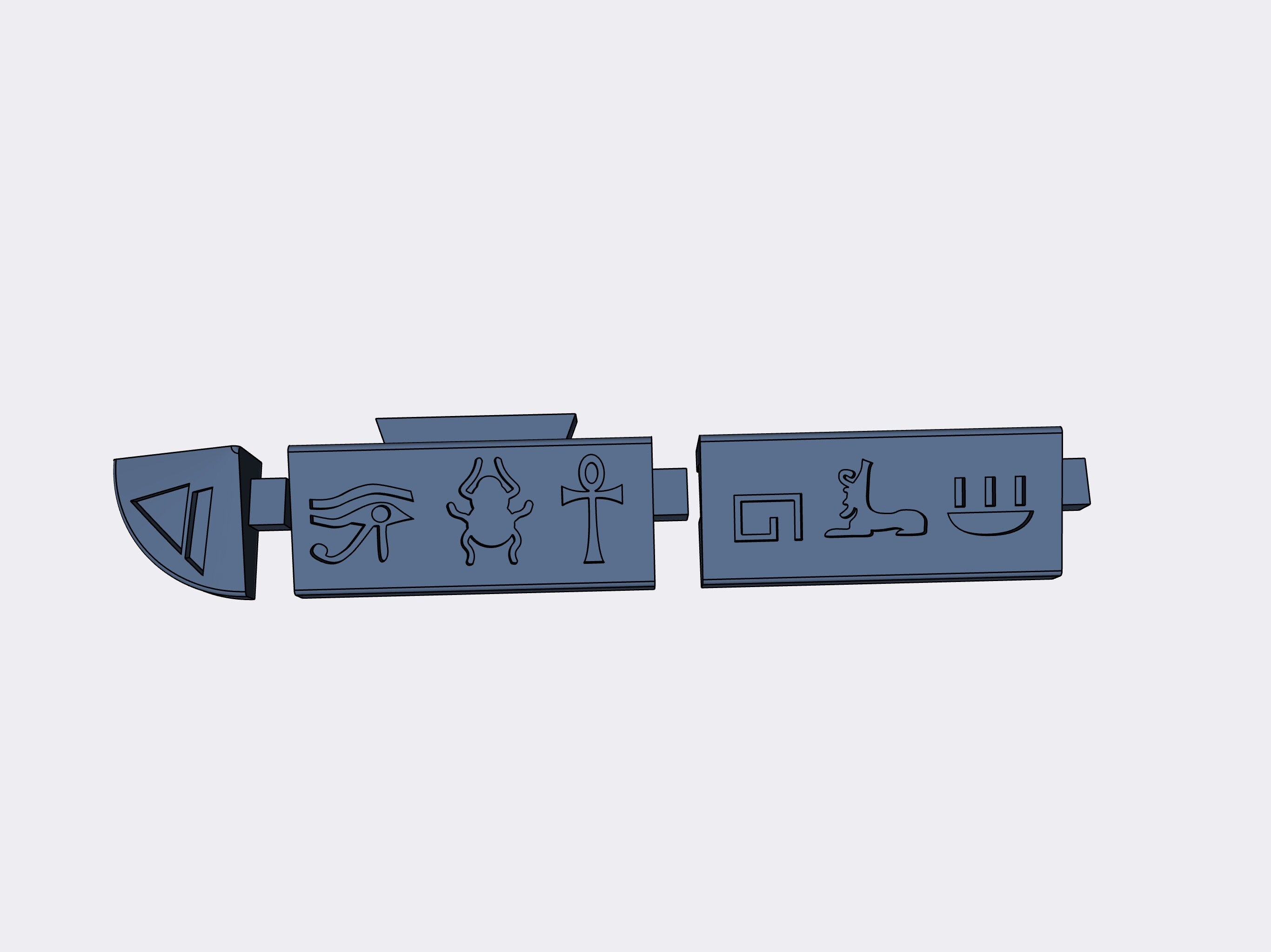 EGYPT frame variant for modular Chess BOARD files to print in 3D – STL File for 3D Printing & CNC