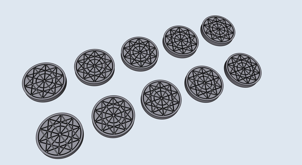CHESS chips – STL File for 3D Printing & CNC