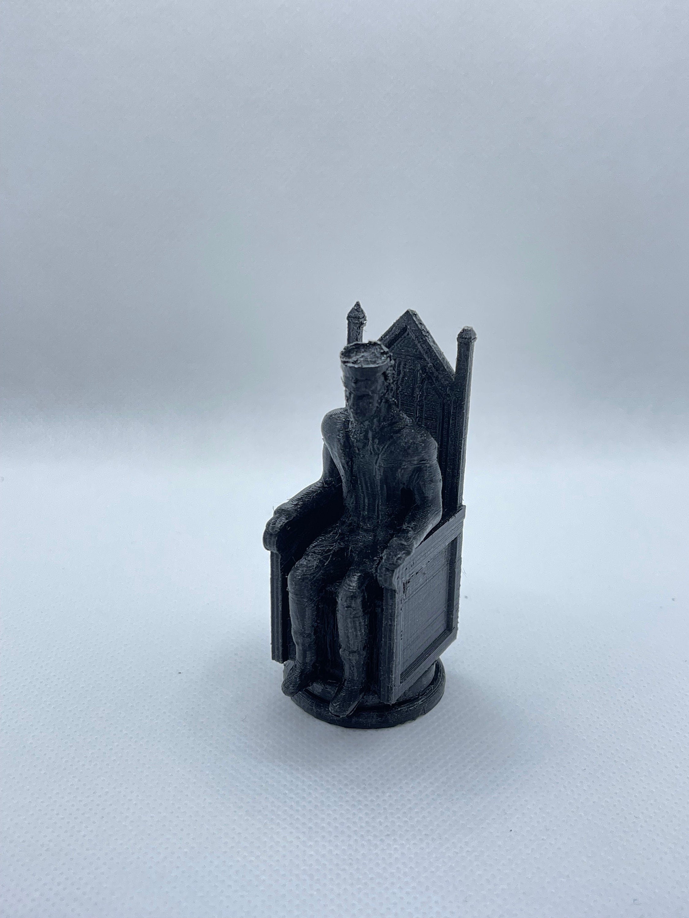 KING Figure CHESS Piece (Medieval Set) – STL File for 3D Printing & CNC