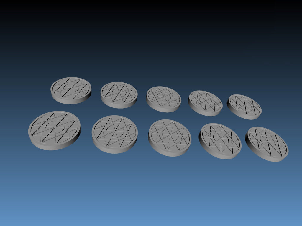 CHESS chips – STL File for 3D Printing & CNC