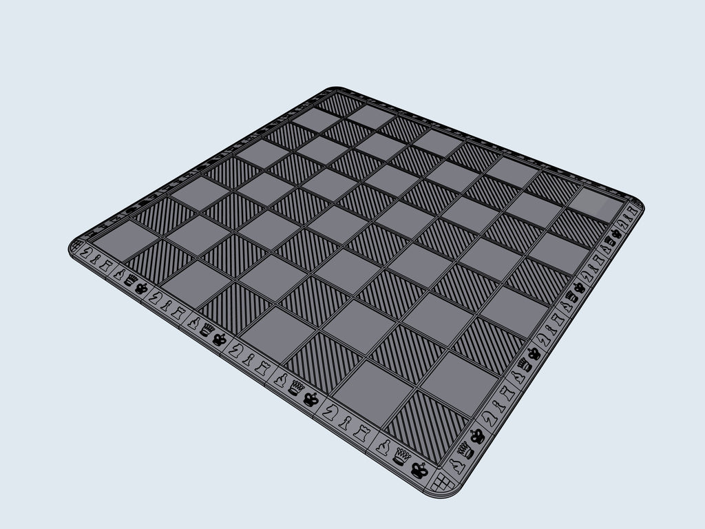 Modular Chess Board – STL File for 3D Printing & CNC