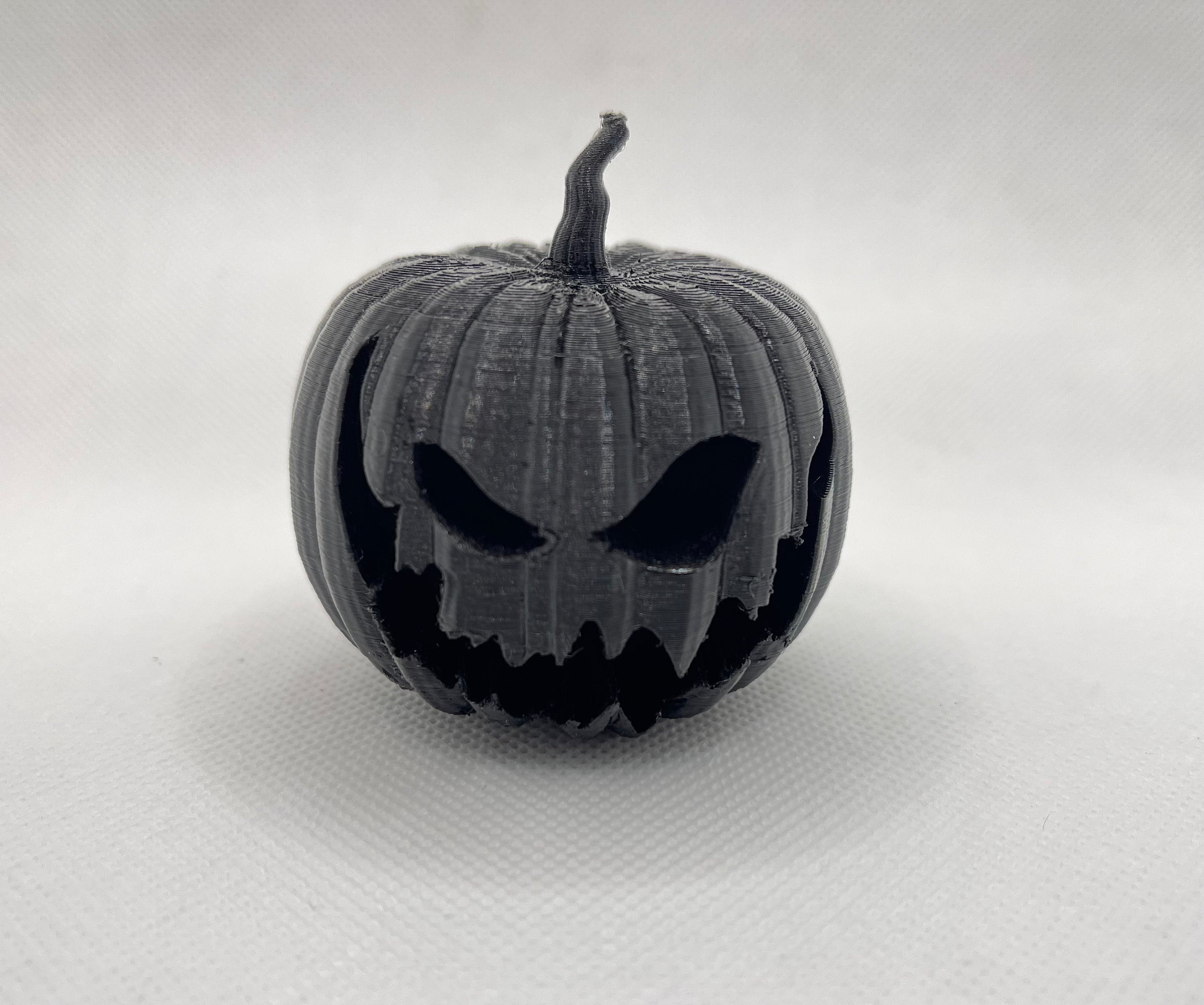 HALLOWEEN Evil PUMPKIN – STL File for 3D Printing & CNC