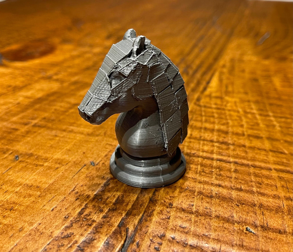 BATTLE Horse CHESS Piece – STL File for 3D Printing & CNC