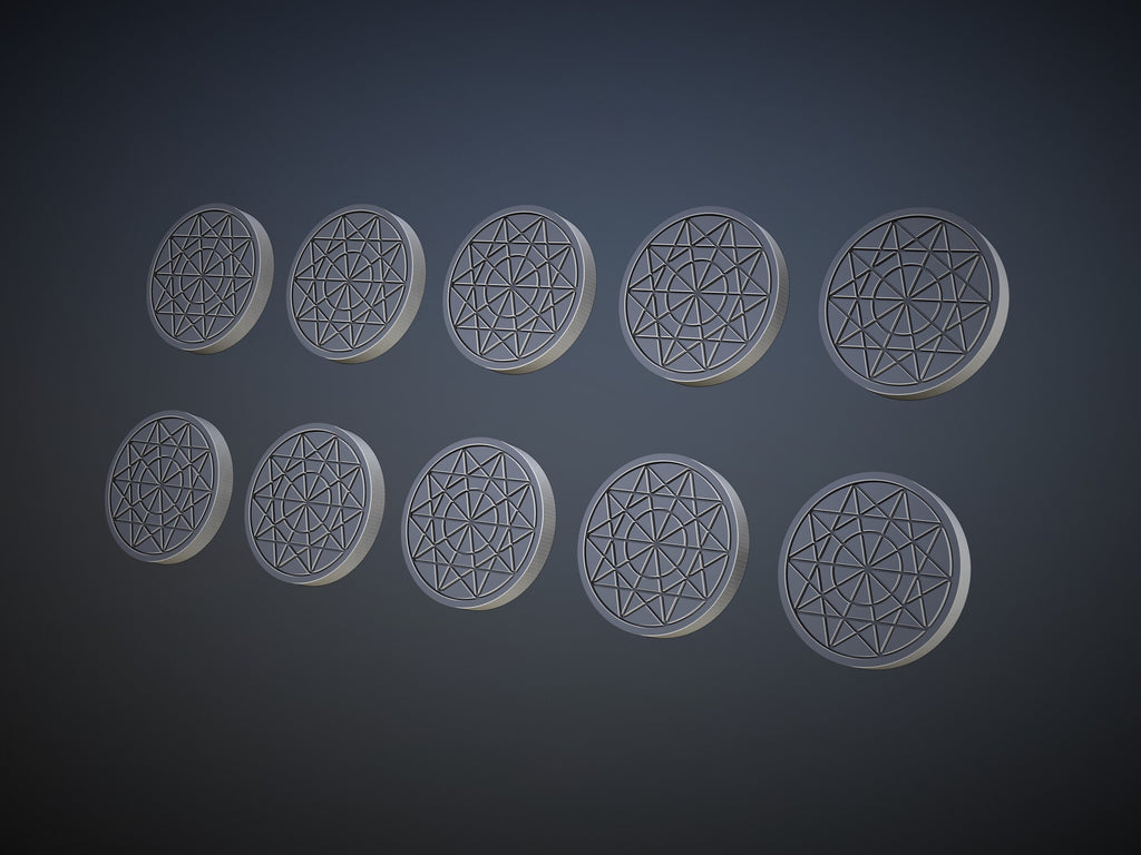 CHESS chips – STL File for 3D Printing & CNC