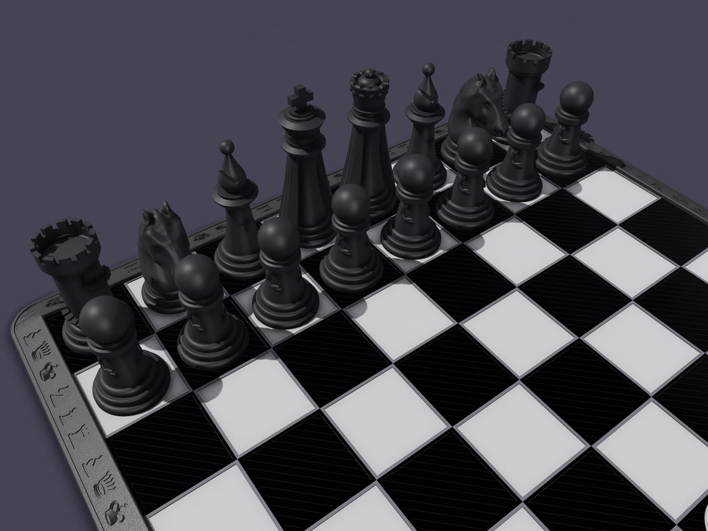 3D Original CHESS SET – STL File for 3D Printing & CNC
