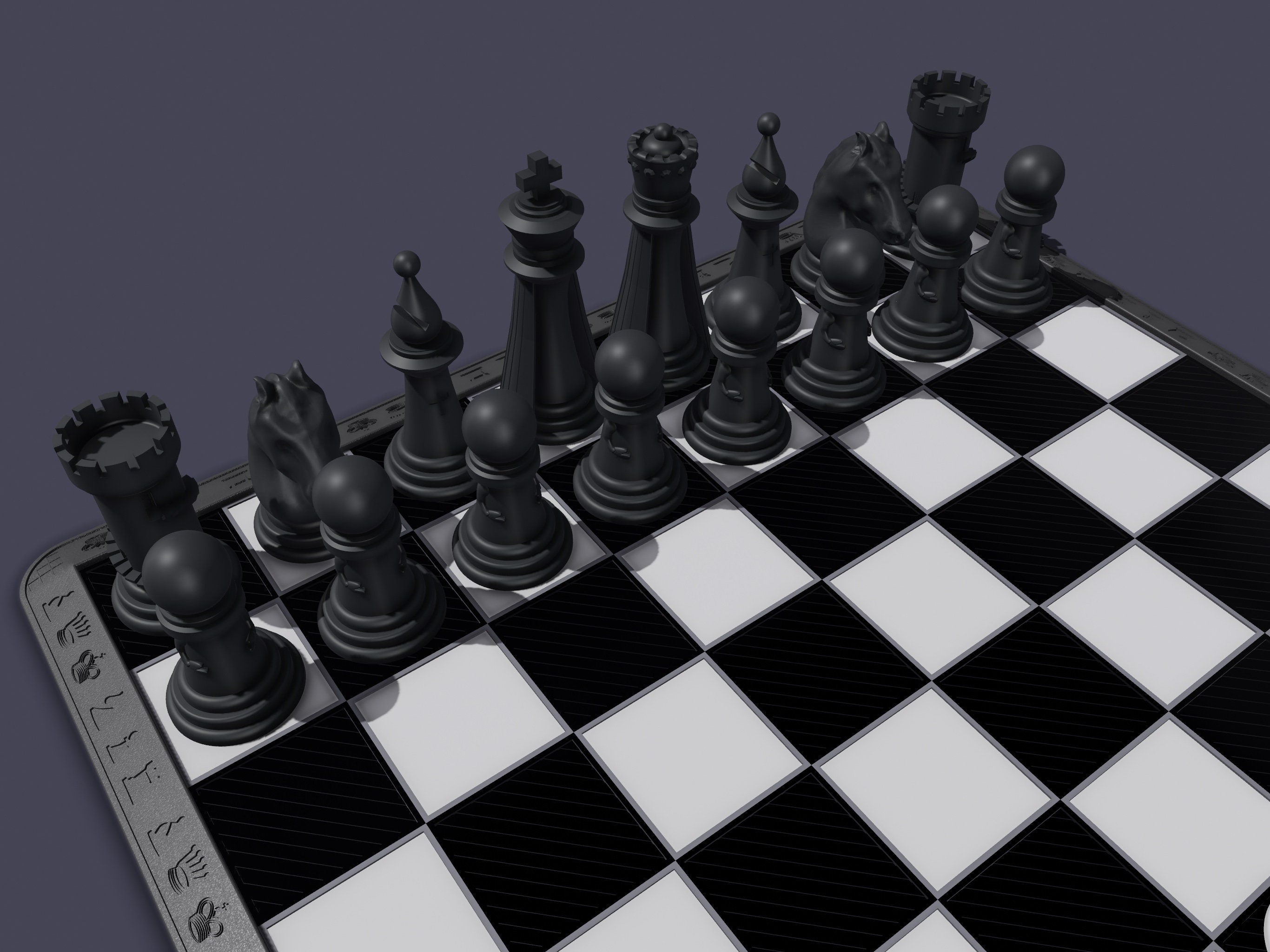 3D Original CHESS SET – STL File for 3D Printing & CNC