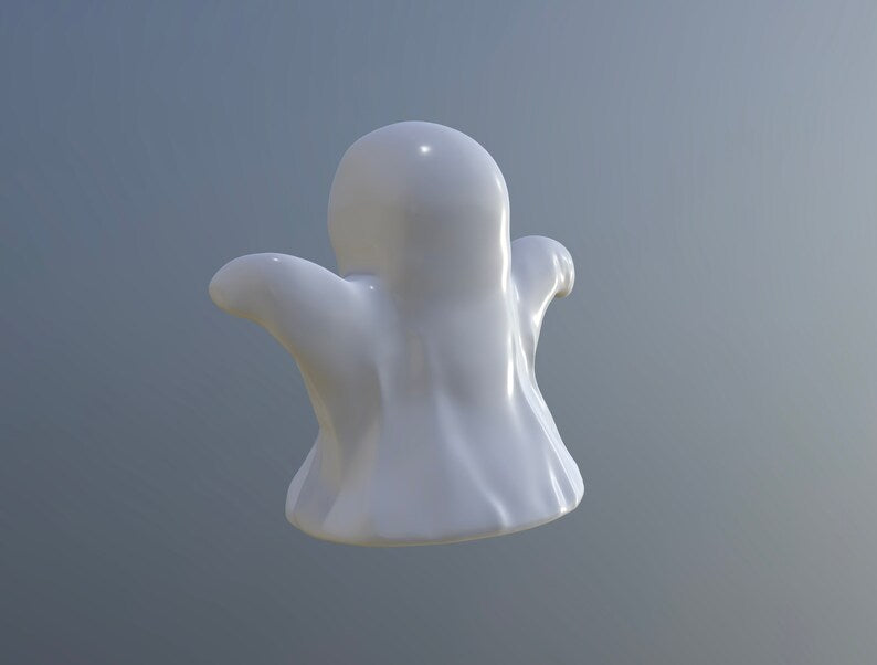 HALLOWEEN GHOST – Arquivo STL para impressão 3D e CNC