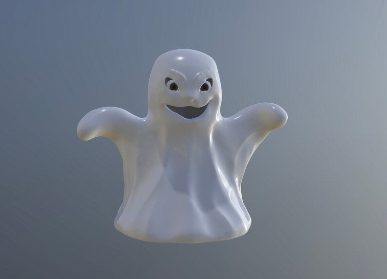 HALLOWEEN GHOST – Arquivo STL para impressão 3D e CNC