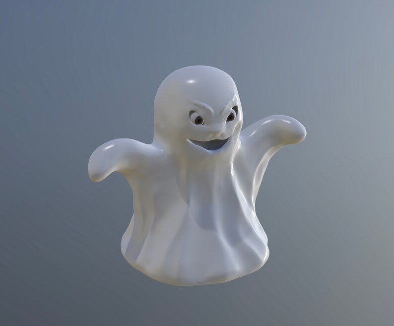 HALLOWEEN GHOST – Arquivo STL para impressão 3D e CNC