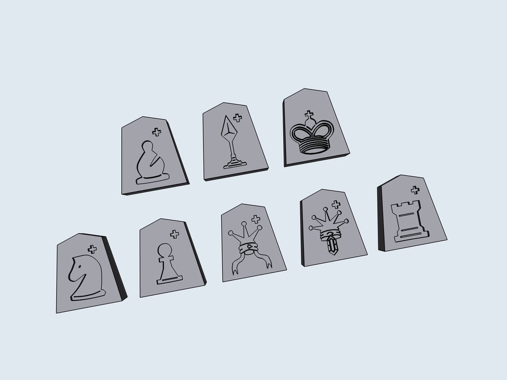 CANNON SHOGI Chips - STL File for 3D Printing & CNC