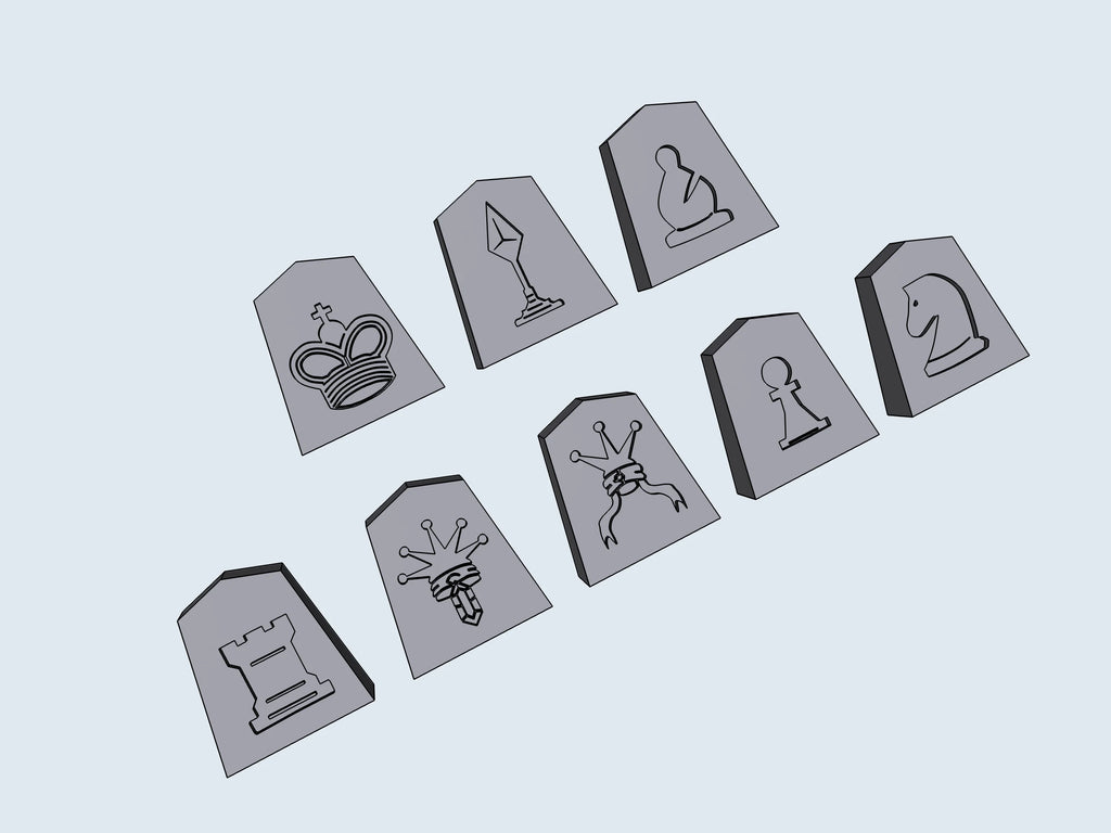 CANNON SHOGI Chips - STL File for 3D Printing & CNC